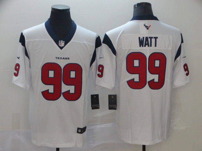 Men Houston Texans #99 Watt White Nike Vapor Untouchable Limited Player NFL Jerseys